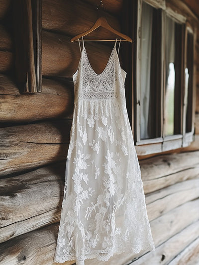 Faith® | Embroidered Spaghetti Strap Dress