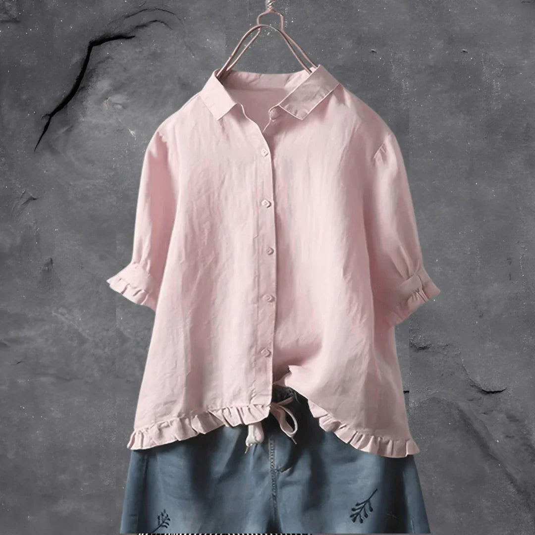 Paige® | Short Sleeve Cotton Shirt