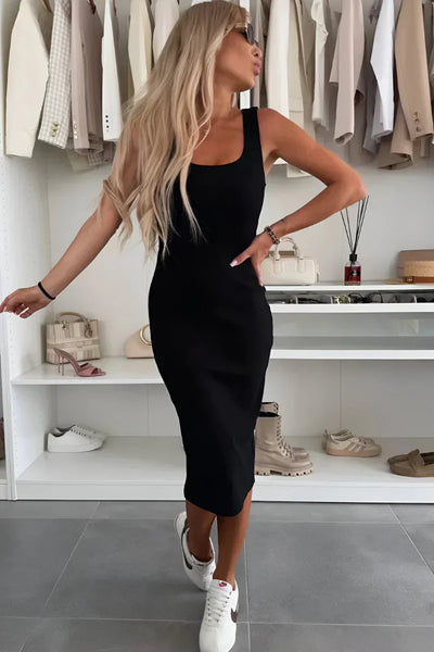 Manon™ | Comfortable Midi Dress & Cardigan
