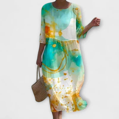 Miranda – Stylish Floral Maxi Dress