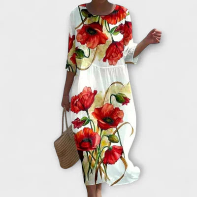 Miranda – Stylish Floral Maxi Dress