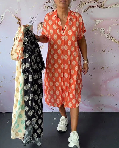 Dini™ | Stylish V-Neck Dress