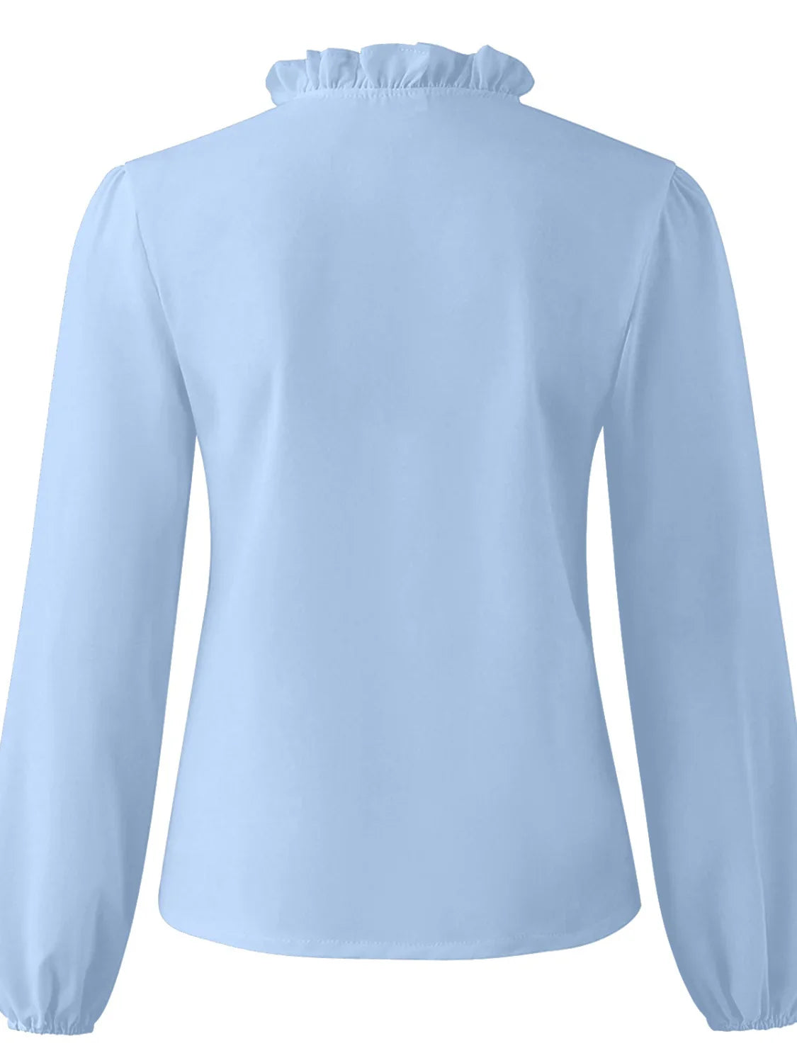 Maisie® | Ruffled V-Neck Long Sleeve Blouse
