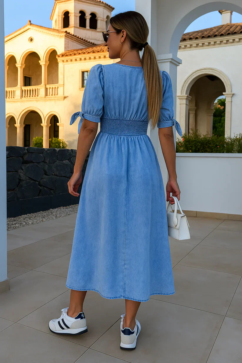 Amelie – Shiny Denim Dress