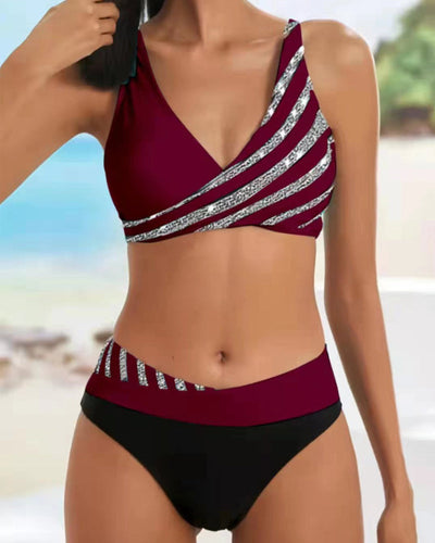 Bente® | Warm bikini with print