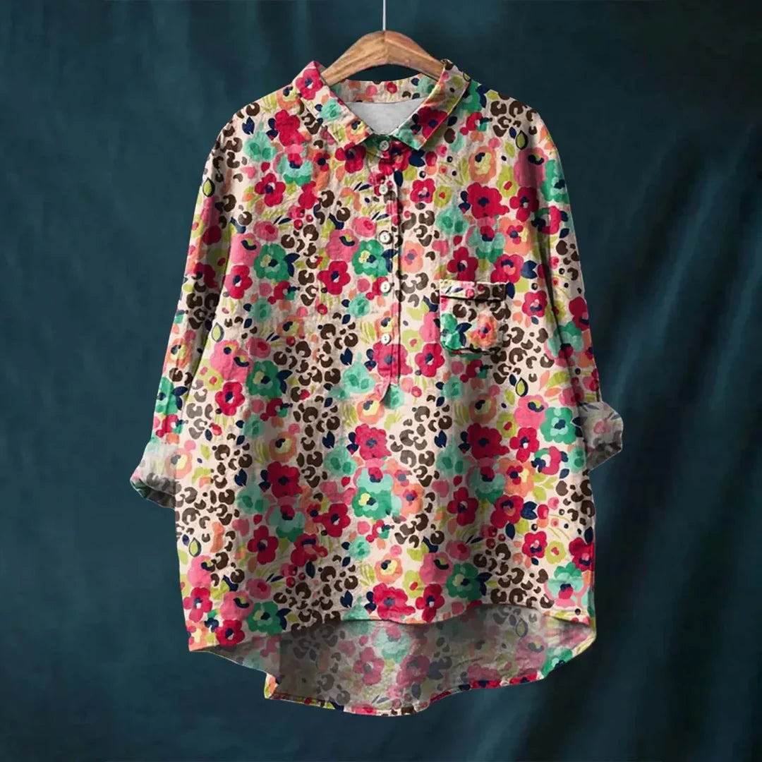 Jayde® | Elegant Women's Floral Shirt