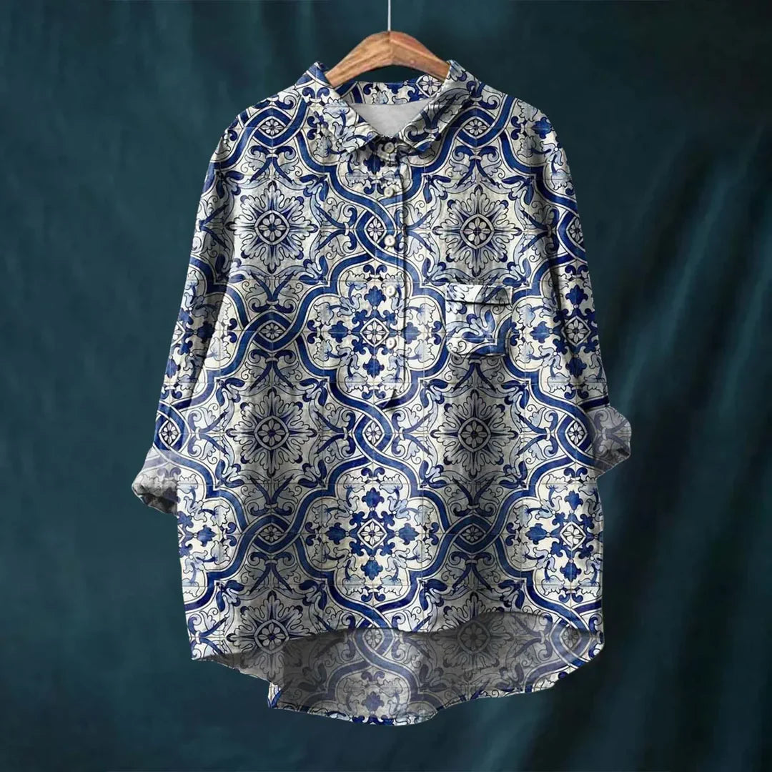 Jayde® | Elegant Women's Floral Shirt