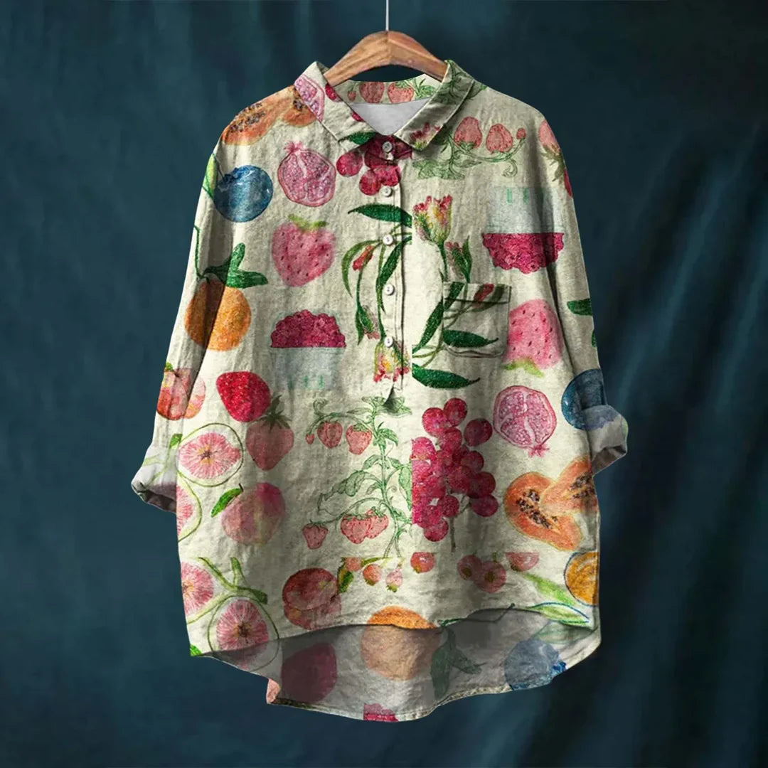 Jayde® | Elegant Women's Floral Shirt