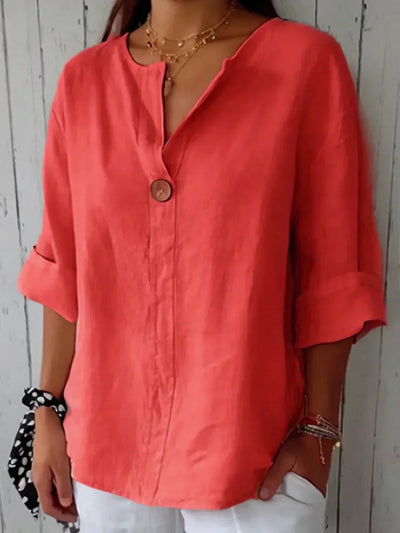 Mira® | Casual V-Neck Blouse