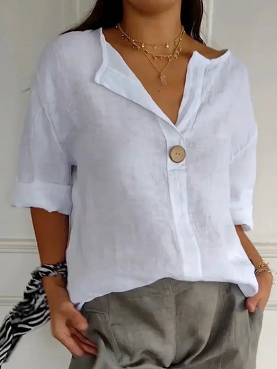 Mira® | Casual V-Neck Blouse