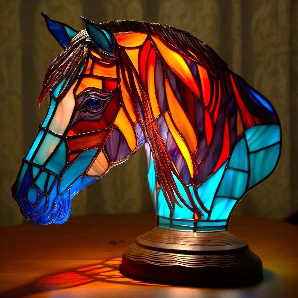 Alune® | Magical Table Lamp Made of Colorful Glass
