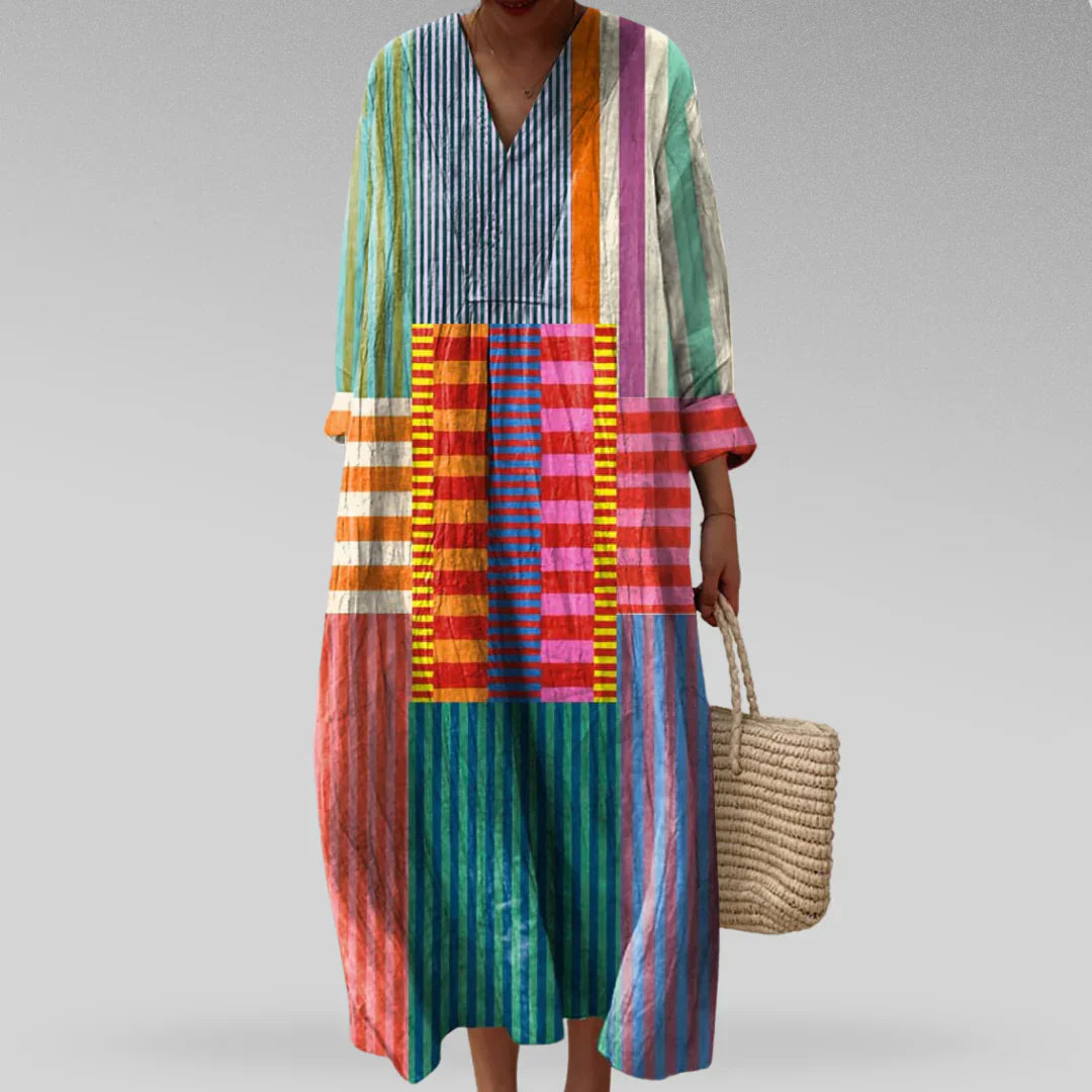 Lia™ | Elegant Geometric Dress