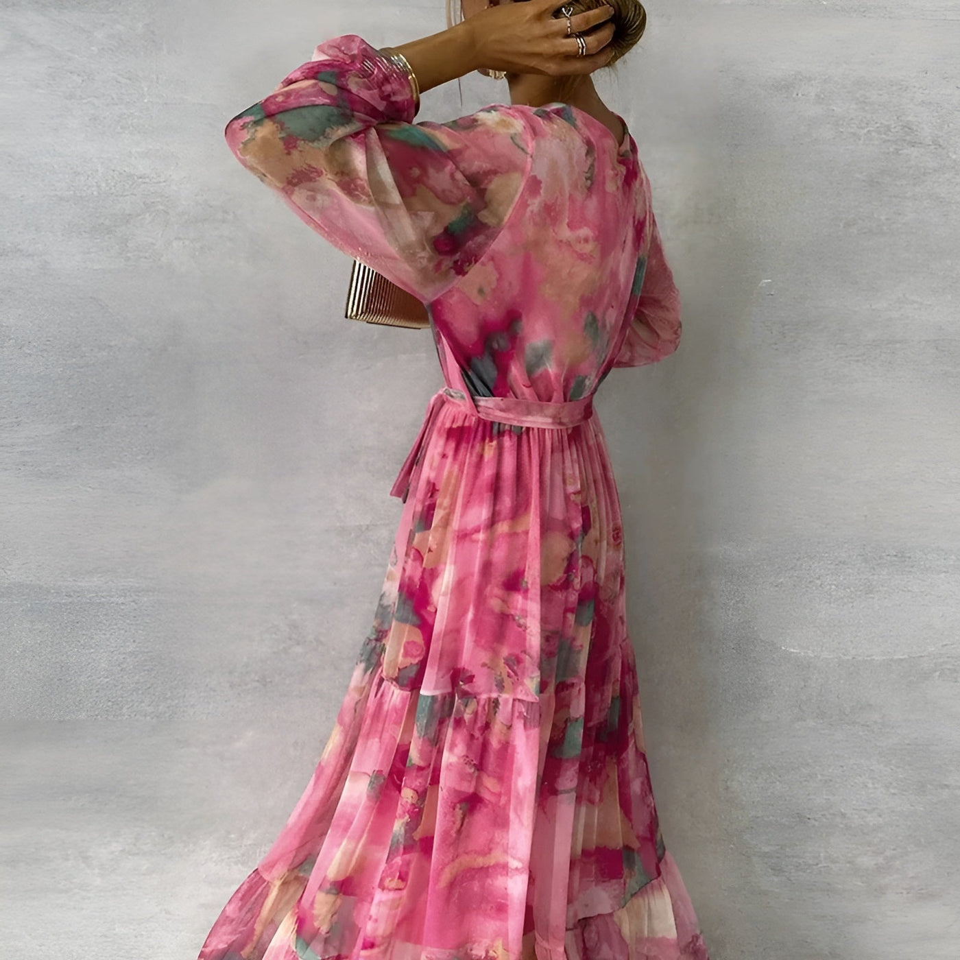 Roselle® | Elegant Floral Summer Dress