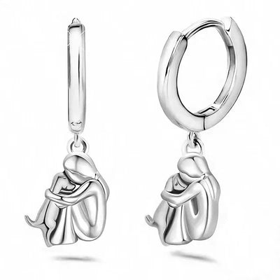 Millie® | Earrings with Dog Icon (Round Closure)
