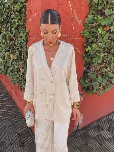 Eloise | Elegant Jacquard Blazer