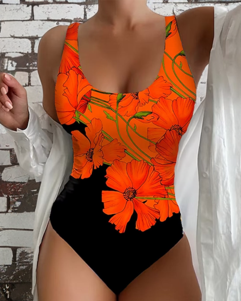 Kirsten® | Stylish One-Piece Swimsuit with Floral Pattern