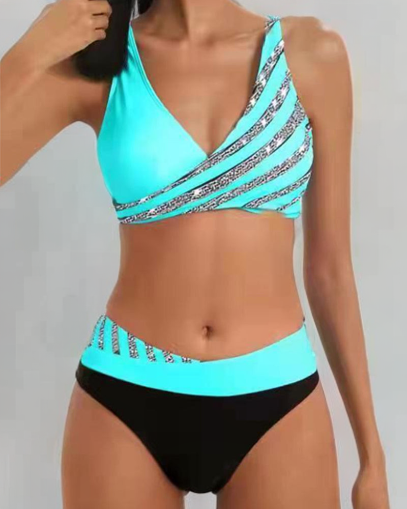 Bente® | Warm bikini with print