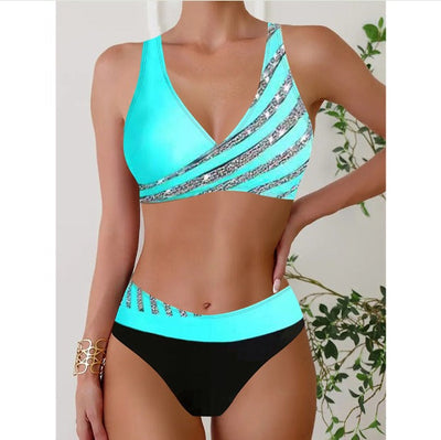 Mette® | Halterneck Swimsuit with Print