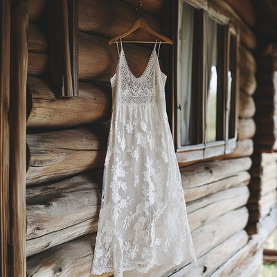 Faith® | Embroidered Spaghetti Strap Dress
