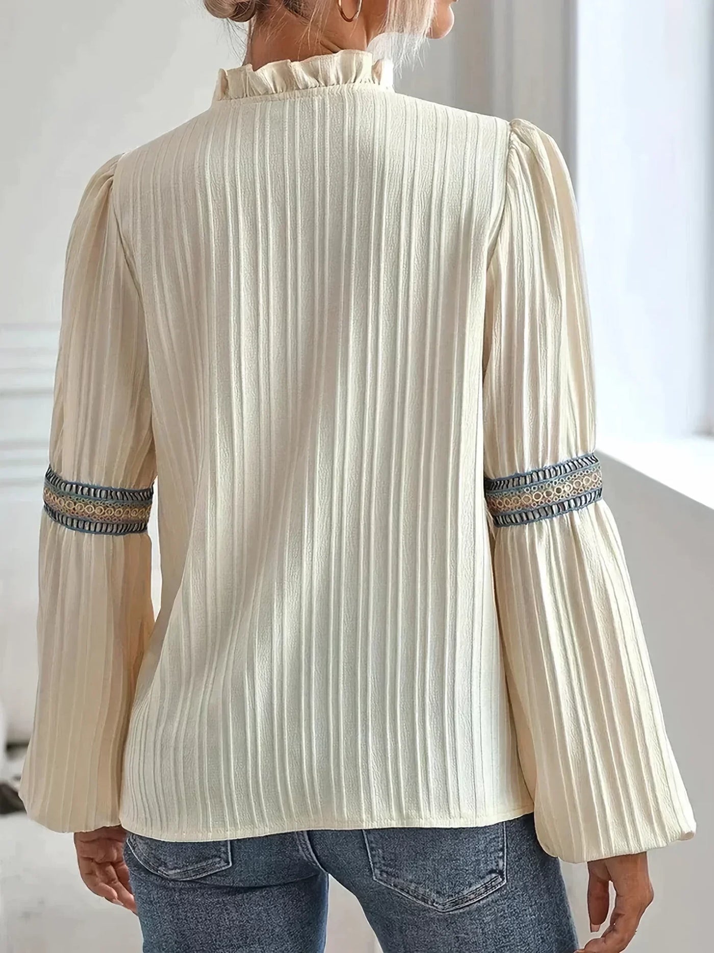 Belle® | Stunning V-Neck Blouse