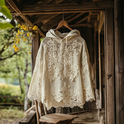 Florence® | Linen Embroidery Hoodie