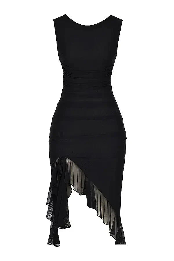 Charlotte Ruffled Midi Dress
