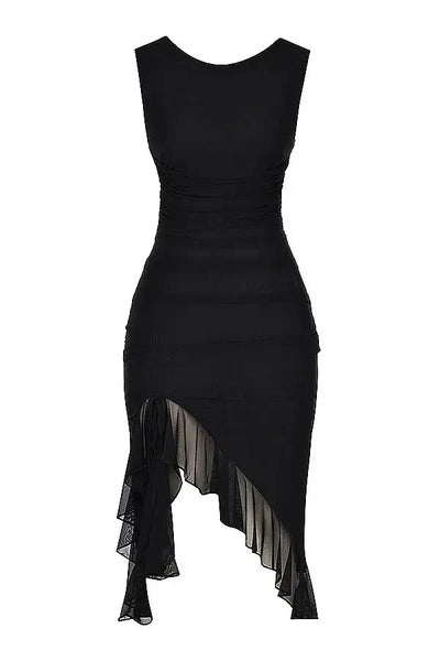 Charlotte Ruffled Midi Dress