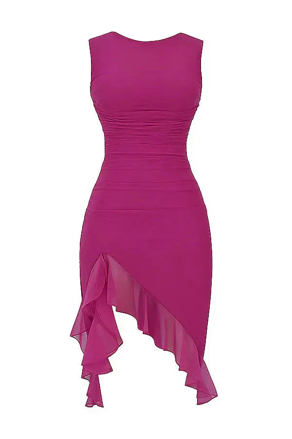 Charlotte Ruffled Midi Dress