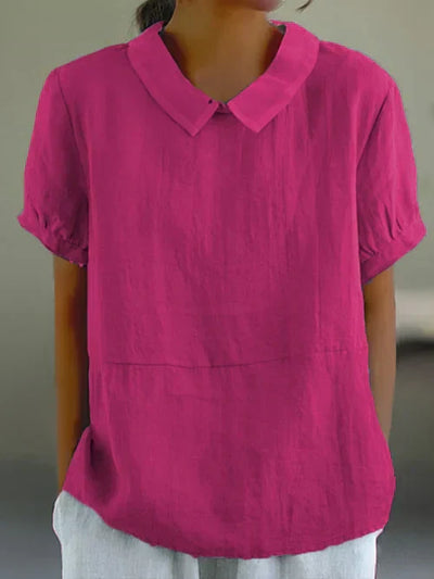 Deborah® | Relaxed Fit Collared Blouse