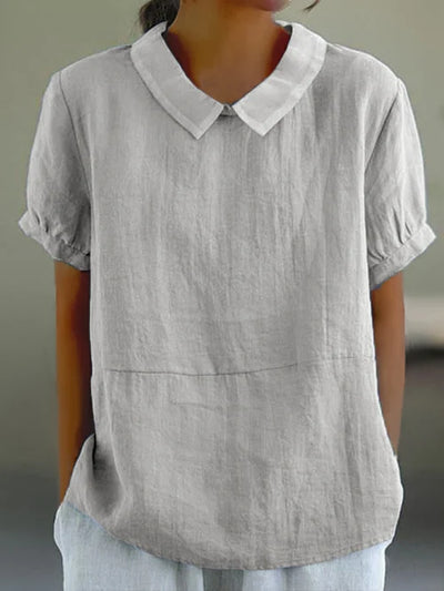 Deborah® | Relaxed Fit Collared Blouse