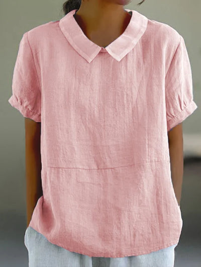 Deborah® | Relaxed Fit Collared Blouse