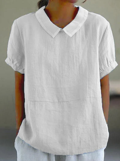 Deborah® | Relaxed Fit Collared Blouse