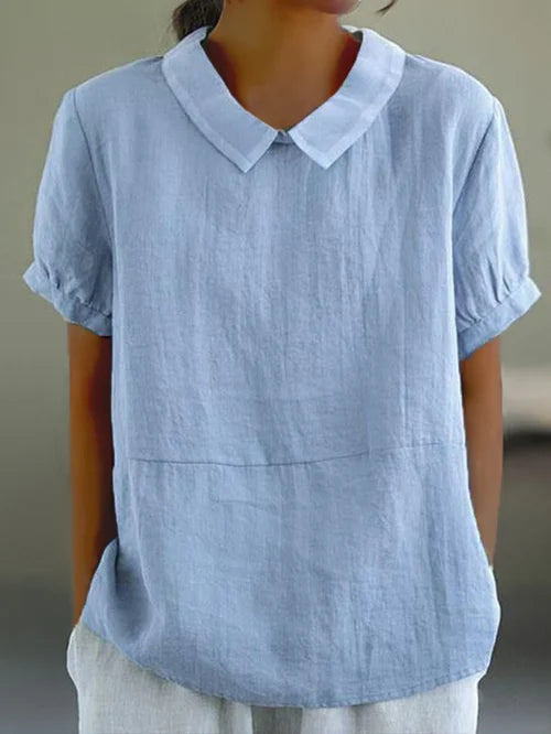 Deborah® | Relaxed Fit Collared Blouse