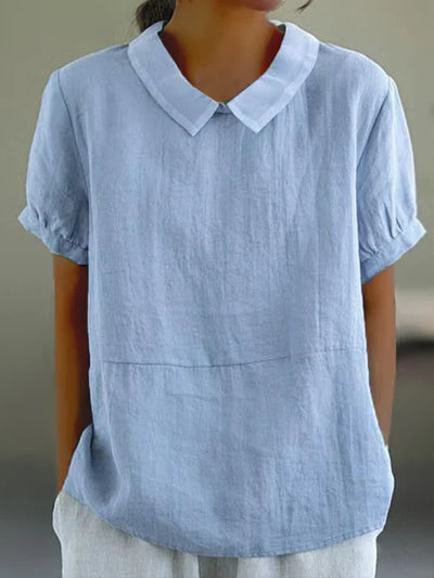 Deborah® | Relaxed Fit Collared Blouse