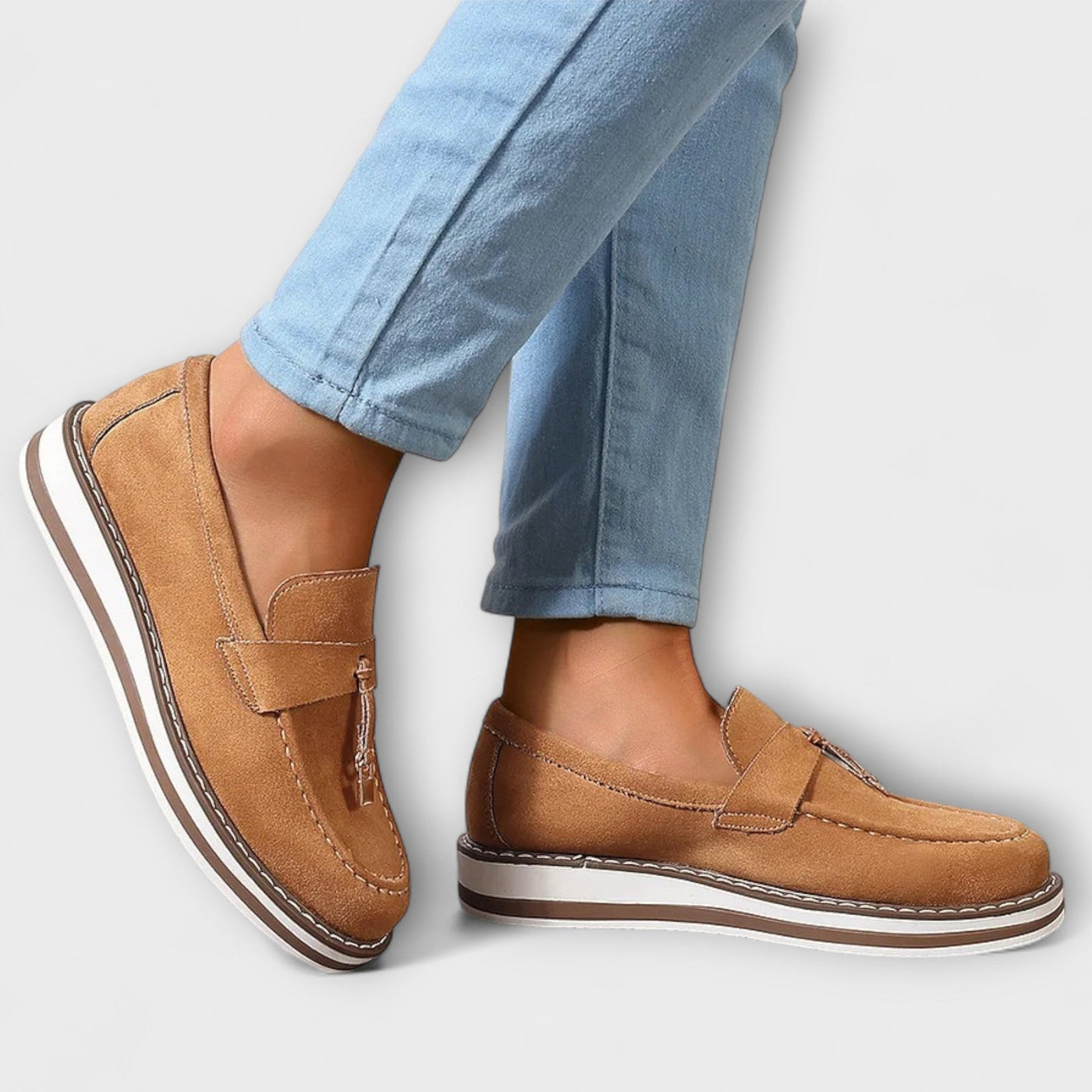 Mia® | Casual Loafers with Round Toe