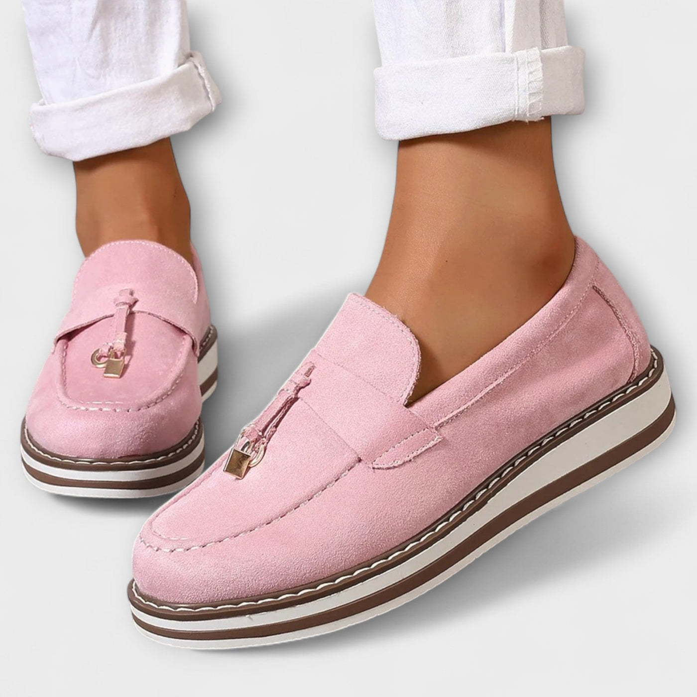 Mia® | Casual Loafers with Round Toe