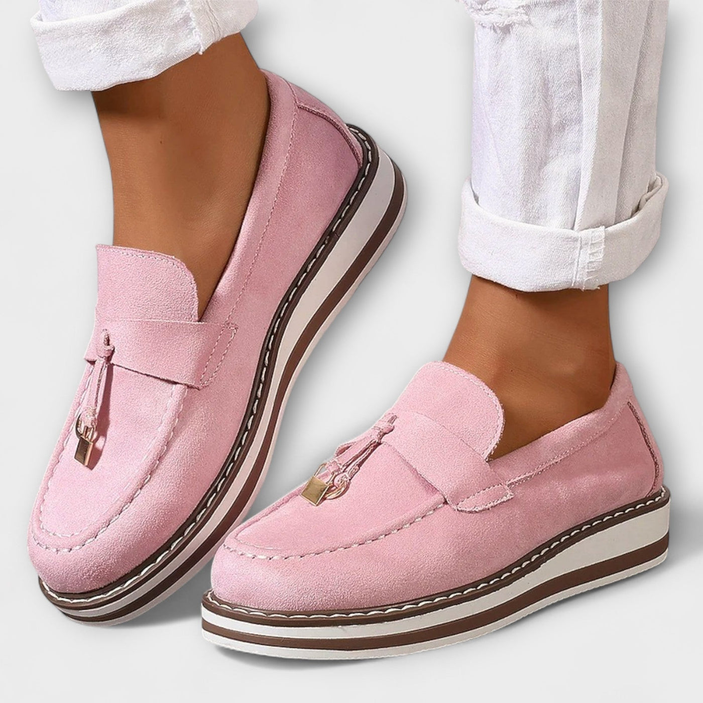 Mia® | Casual Loafers with Round Toe