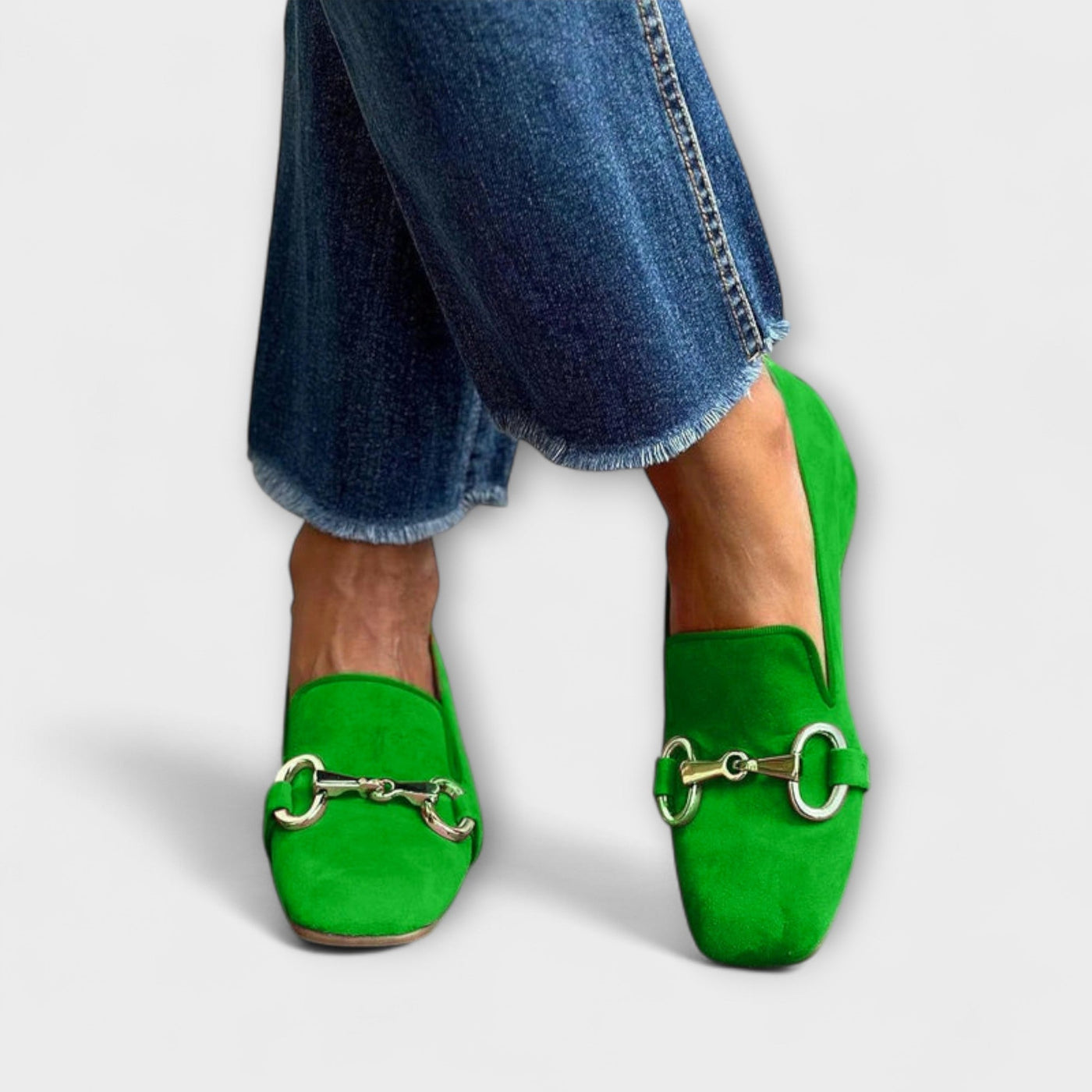 Hannah® | Loafers with Square Toe and Buckle