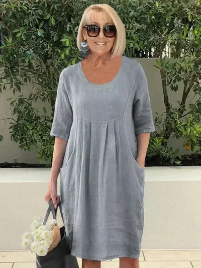Jana - Loose Dress with Pockets