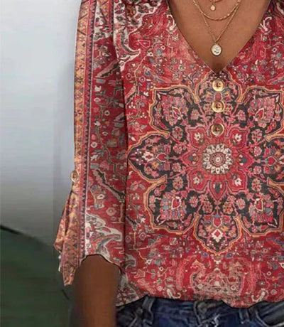 Jillian® | Vintage Boho Blouse