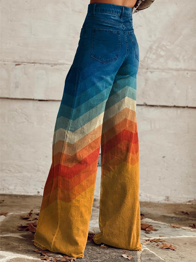 Marlee® | Retro Zigzag Trousers