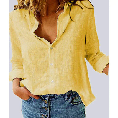 Kaia® | Bird Print Long Sleeve Shirt