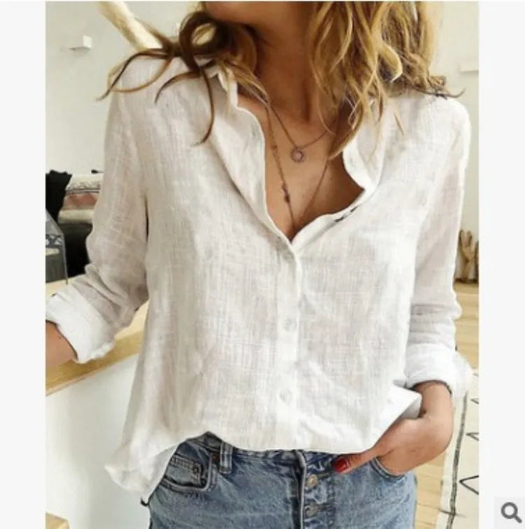 Kaia® | Bird Print Long Sleeve Shirt