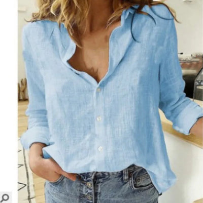 Kaia® | Bird Print Long Sleeve Shirt