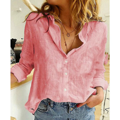 Kaia® | Bird Print Long Sleeve Shirt