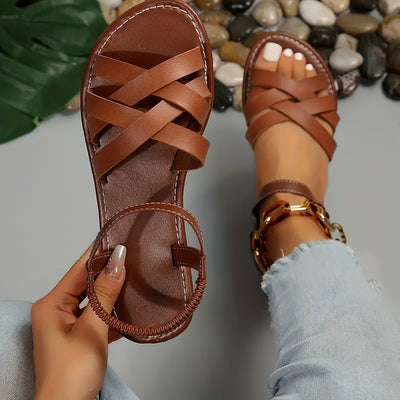 Indie® | Woven Escape Orthopedic Sandals