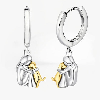 Millie® | Earrings with Dog Icon (Round Closure)